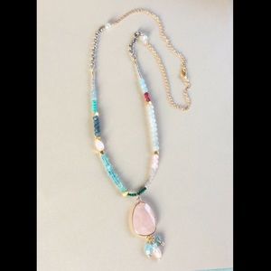 Sundance Charm necklace gemstones